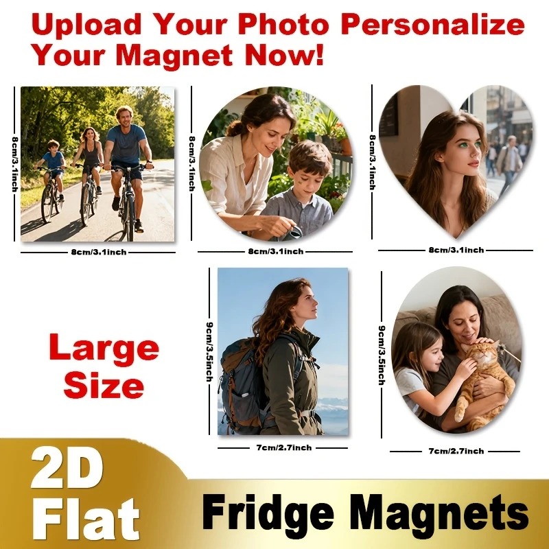 Custom Photo Fridge Magnet 2D  - Pet Portrait Custom ulasan dan harga
