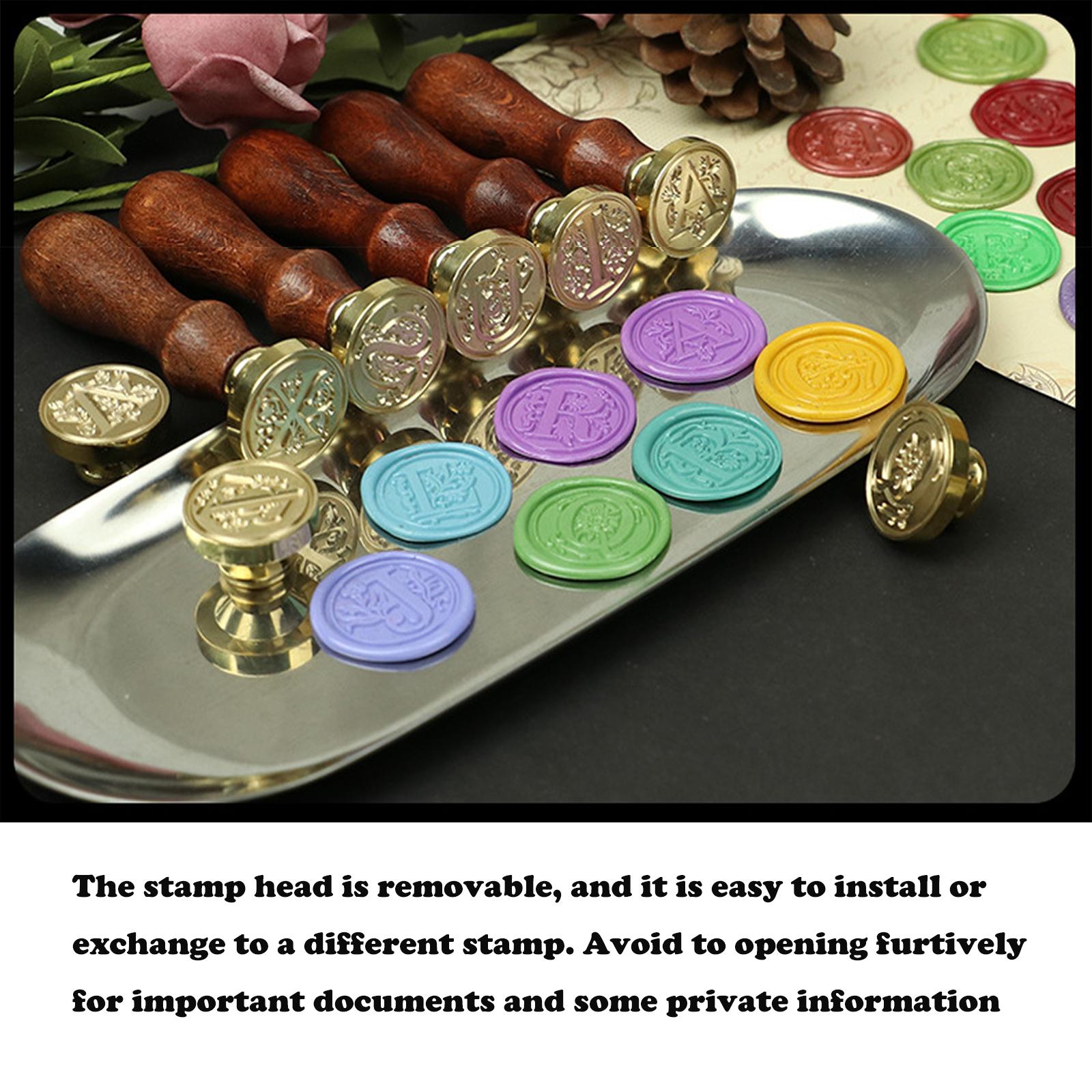 Wooden Handle Letter Seal Wax  - Wax Seal Letter Kit ulasan dan harga